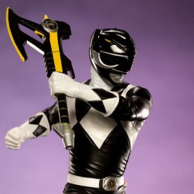Black Ranger Power Rangers BDS Art 1/10 Scale Statue by Iron Studios